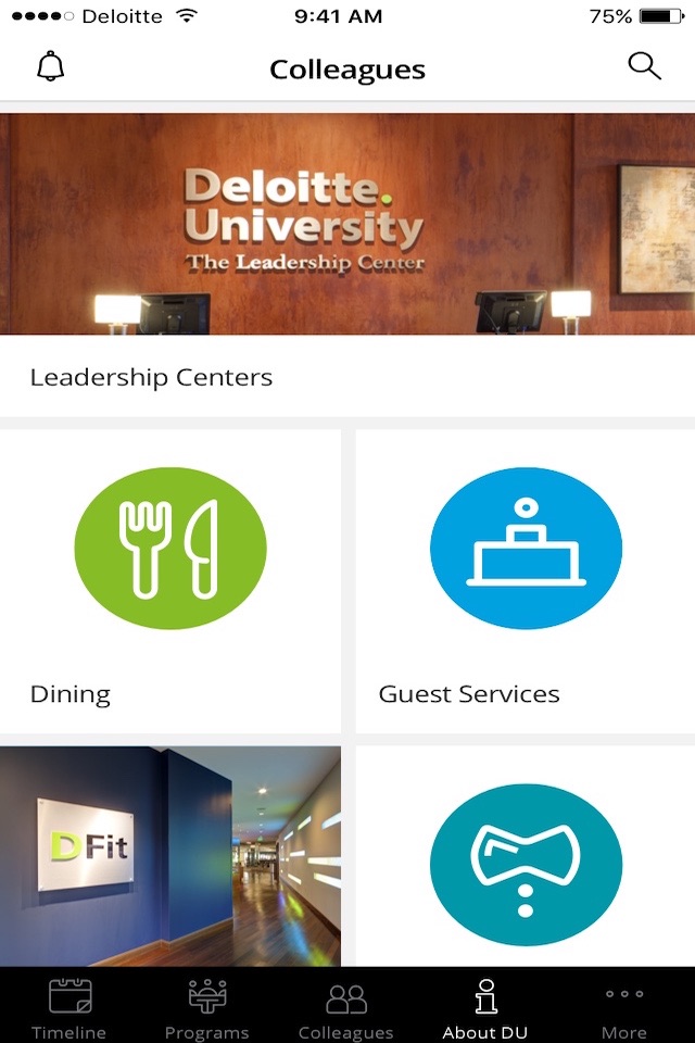 Deloitte University screenshot 2