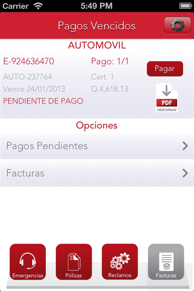 Seguros G&T screenshot 4