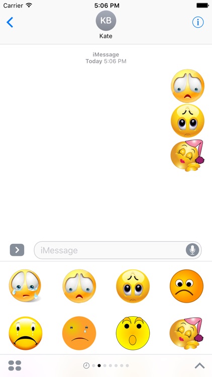 Emotional Stickers Pack For iMessage