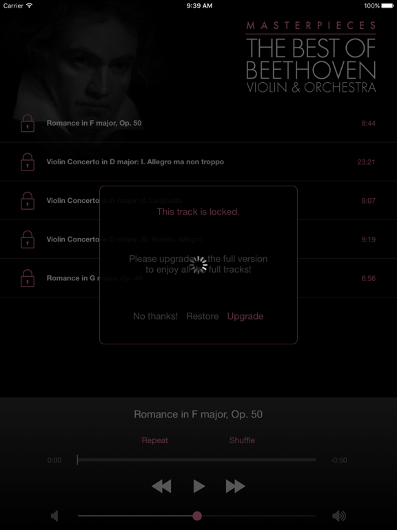 Beethoven: Violin&Orchestraのおすすめ画像5