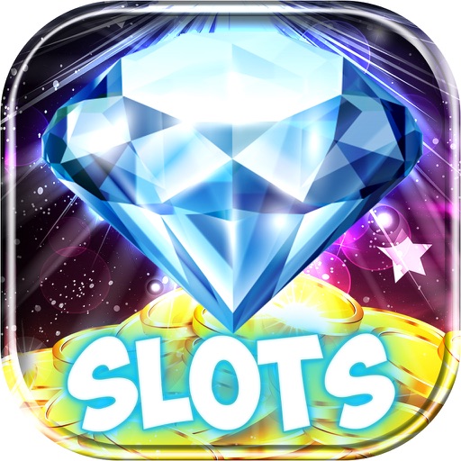 Diamond casino slots: Win big black pot iOS App