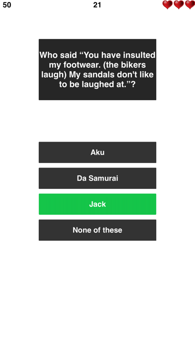 Trivia for Samurai Jack - Animated TV Series Quiz screenshot 3