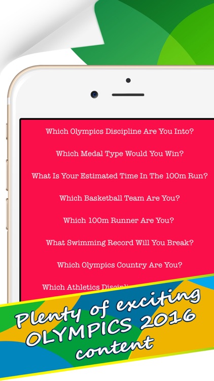 Which Olympics Discipline Are You Into? - Personality Test for Rio 2016 screenshot-3