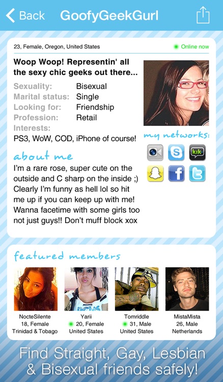 Video Chat BFF Plus! - Social Text Messenger to Match Straight, Gay, Lesbian Singles nearby for FaceTime, Skype, Kik & Snapchat calls