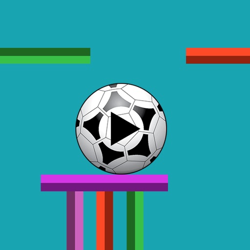 Rolling Balls Jump Moving Down Game Sky iOS App