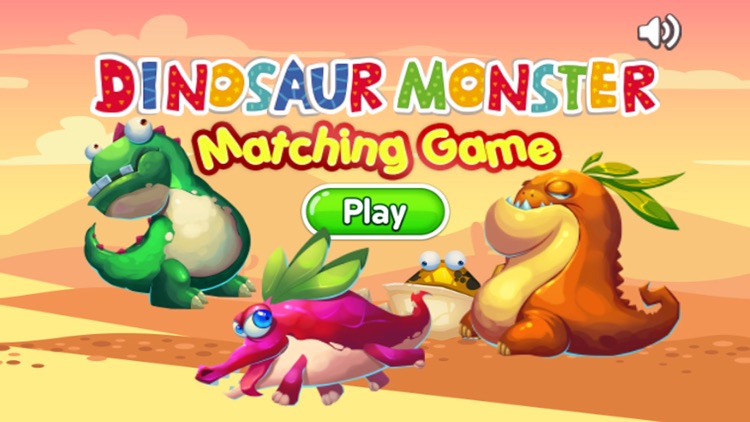 Dinosaur Monster : Preschool Matching Games