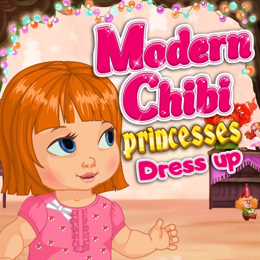 Modern Chibi Princesses Dress Up iOS App