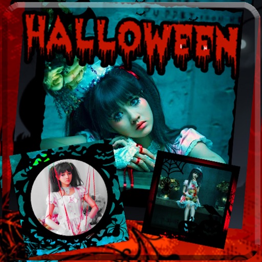 Halloween Photo Frame Collage