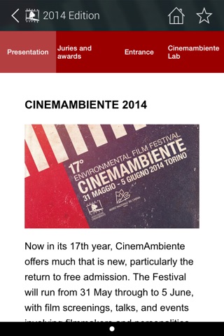 Cinemambiente 2014 screenshot 4