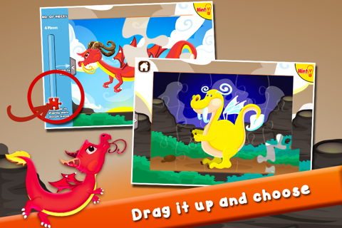 Dragons and Puzzles: Puzzles for Kids Free screenshot 3