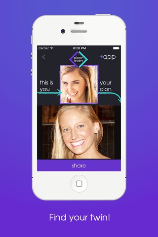Clone Finder - Take a selfie and find your famous twin screenshot 3