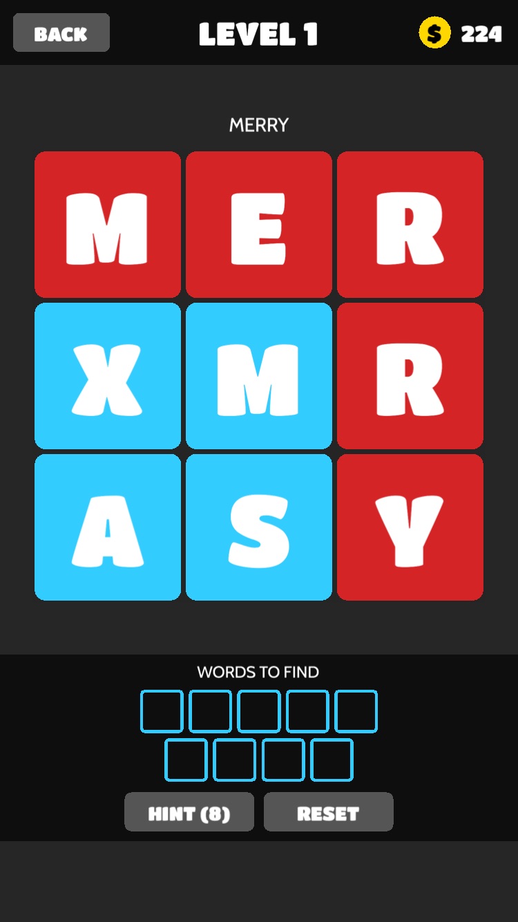 Word Crush – Christmas Brain Puzzles Free by Mediaflex Games