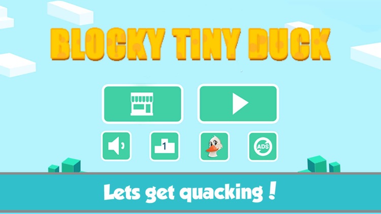 Blocky Tiny duck- Endless bouncy escape and sprint from The crossy City screenshot-4