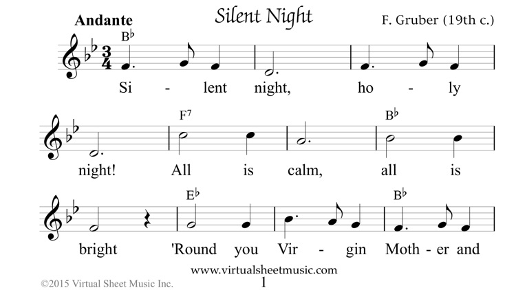 VSMCarols Christmas Sheet Music