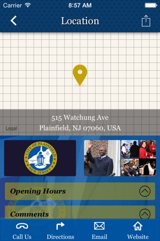 Screenshot of Mapp App