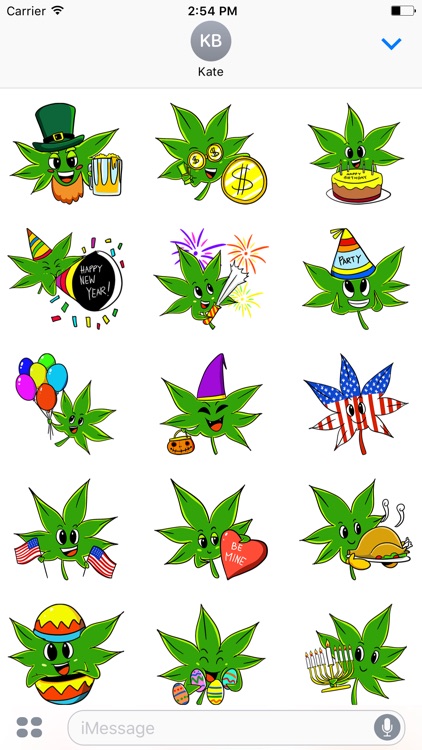 Cannabis.net Holiday Pack Weedmojis