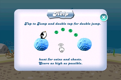 Funky Penguin Flick Jumper - cool sky racing arcade game screenshot 2