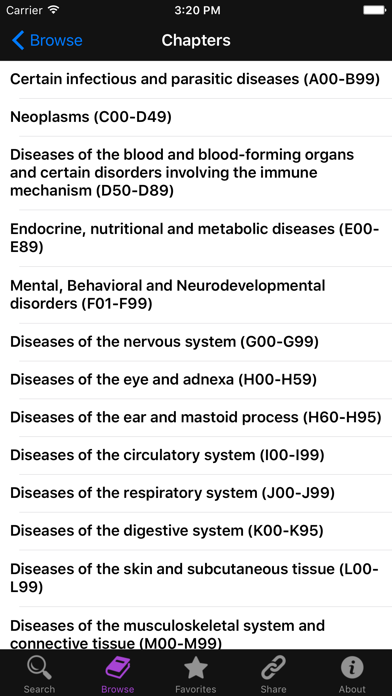 ICD-10 Virtual Code Book screenshot 5