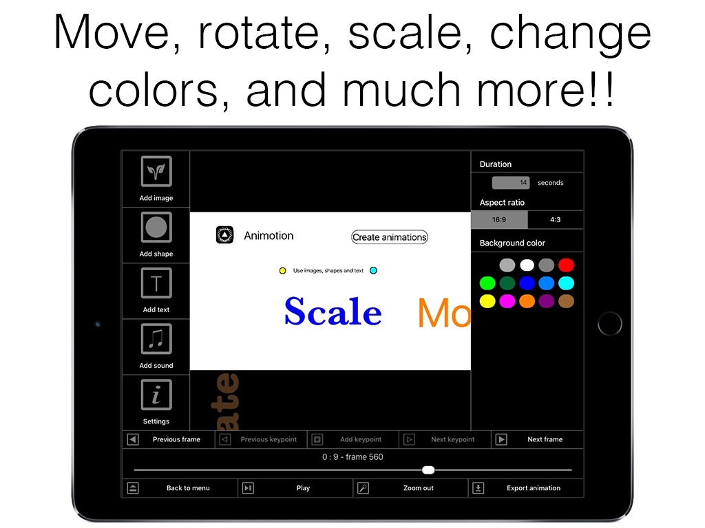 Animotion - Create animations screenshot 2