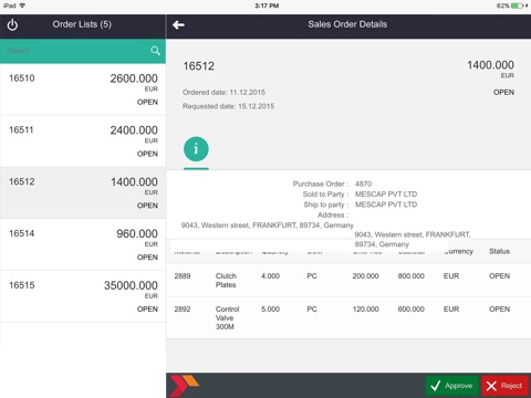 Sales Order Approvals at App Store downloads and cost estimates and app ...