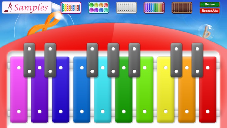 Kids Musical: Xylophone, Piano and Drum