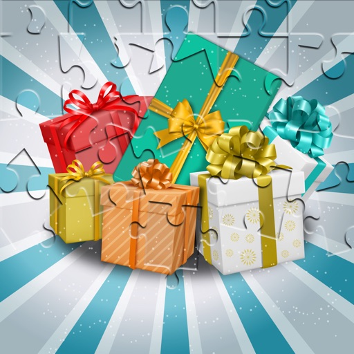 Christmas Gift Box Jigsaw Puzzle Game Icon