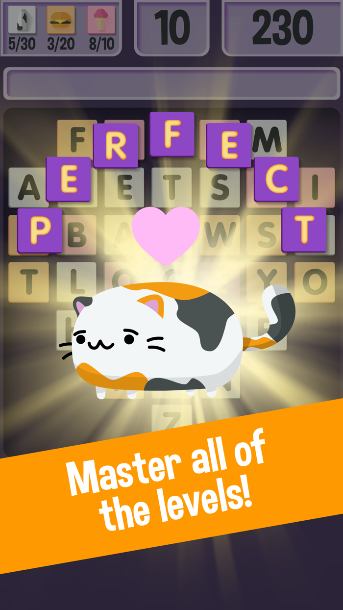 Word Quest A Free Word Finder Game for Cat Lovers