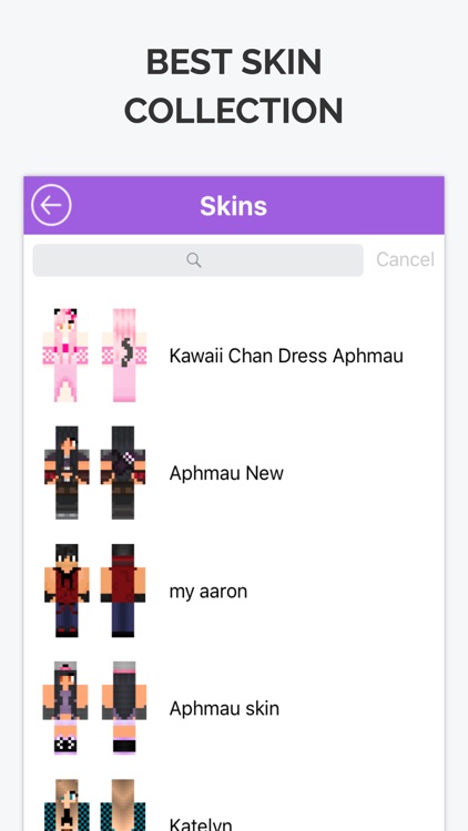 Aphmau Skins for Minecraft PE