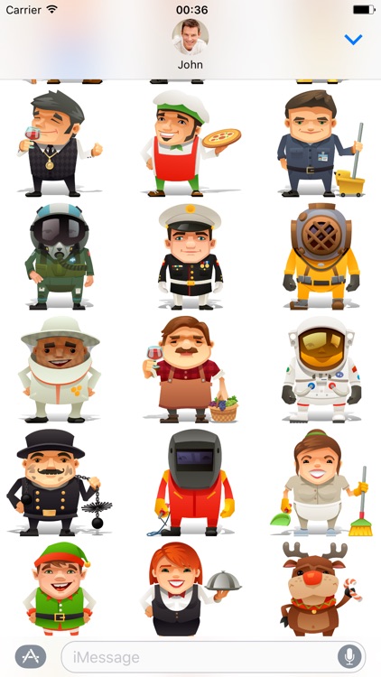 Professions - Stickers for iMessage screenshot-3