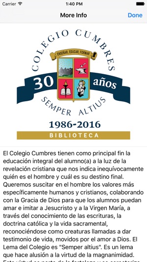 Biblioteca Escolar Digital Colegio Cumbres(圖2)-速報App