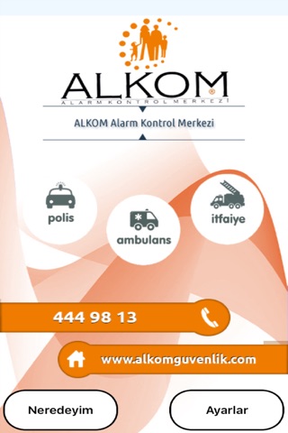 Alkom Acil Yardım Uygulaması screenshot 2