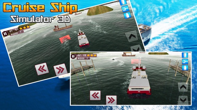 Cruise Ship Simulator 3D Games(圖2)-速報App