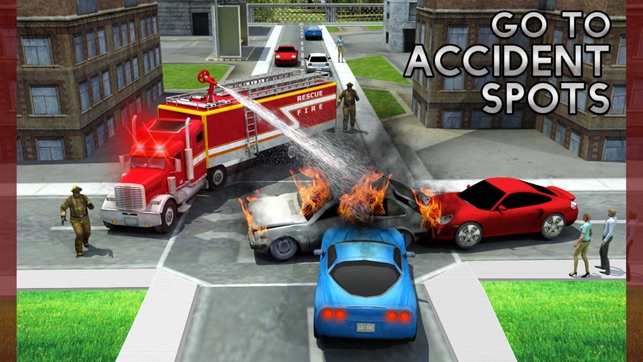 救援消防卡车模拟器游戏：911消防队员 Rescue Firefighter Simulator(圖3)-速報App