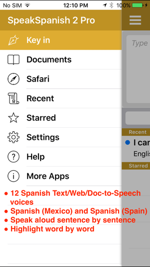 SpeakSpanish 2 Pro (12 Spanish Text-to-Speech)(圖1)-速報App