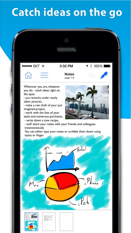 Notes HD for iPhone Free - Notes, PDF, Drawing