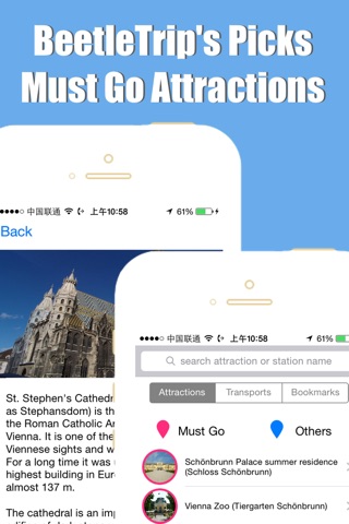 Vienna travel guide with offline map and Wien metro transit by BeetleTrip screenshot 4