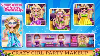Crazy Beach Girl Party Makeup 1.0 IOS -