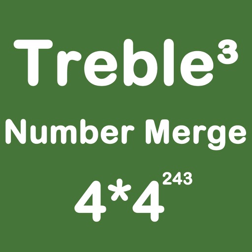 Number Merge Treble 4X4 - Playing The Piano And Sliding Number Block iOS App