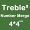 Number Merge Treble 4X4 - Playing The Piano And Sliding Number Block