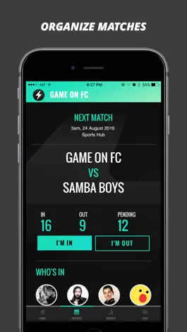 Game screenshot Game On: The Social Network for Team Sports hack