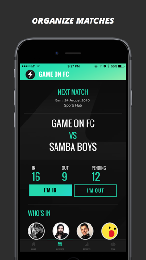 Game On: The Social Network for Team Sports(圖3)-速報App