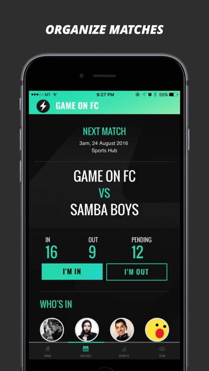 Game On: The Social Network for Team Sports