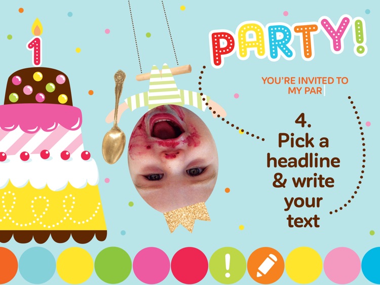 Milla's BDay Invites KIDS screenshot-3