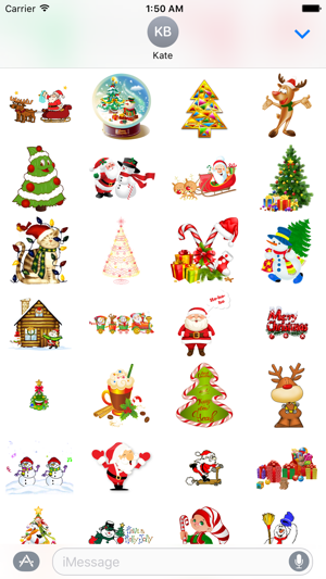 Funny Christmas Stickers for iMessage(圖3)-速報App