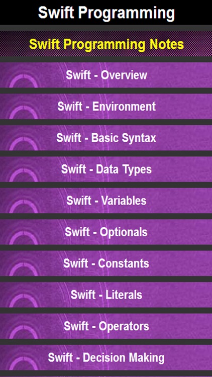 Tutorial for Swift Programming