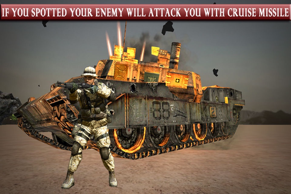 Helicopter VS Tank - Front line Cobra Apache battleship War Game Simulator screenshot 4