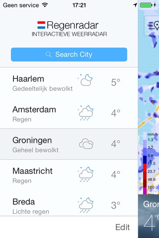 Regen Radar NL - Het weer screenshot 3