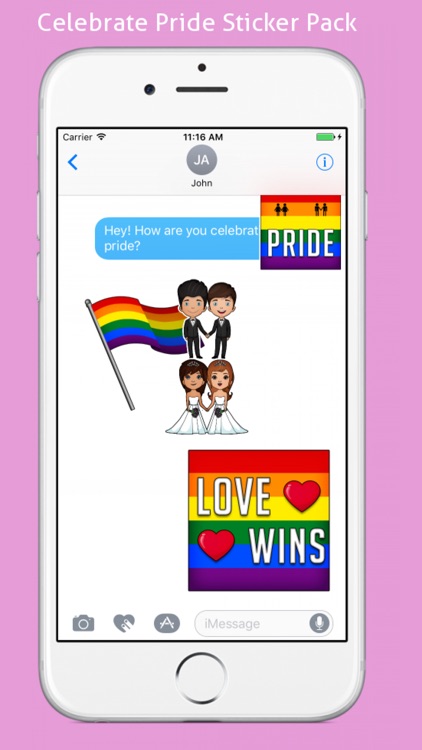 Gay Pride Emoji Stickers