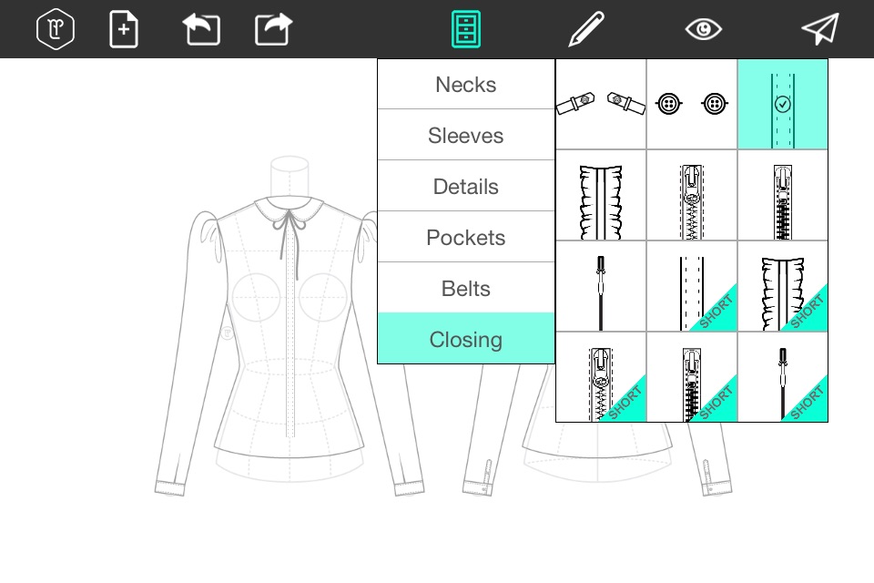 Fashion Design FlatSketch screenshot 2