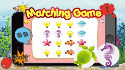 How to cancel & delete Find the Pair Sea Animals Free Matching Kids Games from iphone & ipad 4